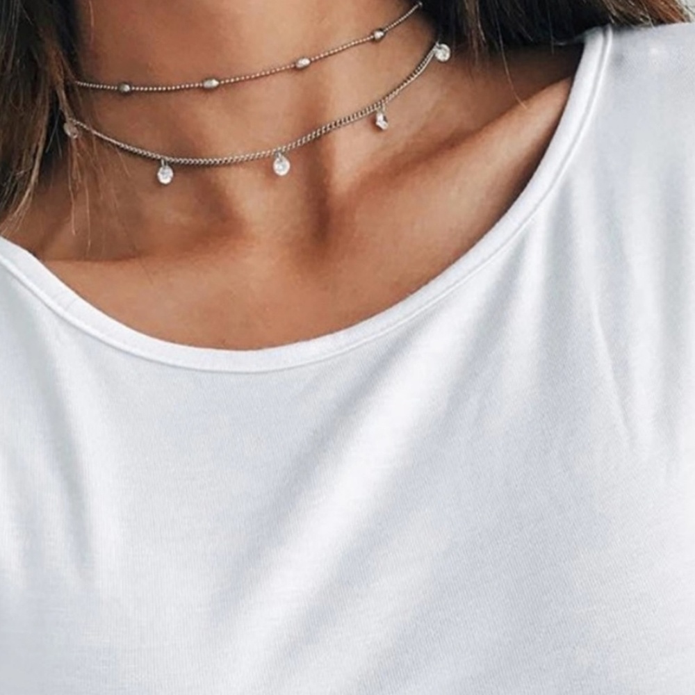 ✨Layered Jeweled Choker✨